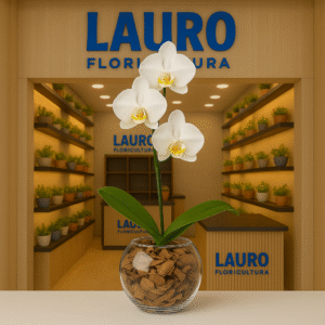 Orquídea no Aquário